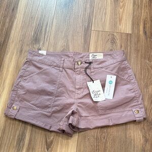 Cosmic Blue Love Mauve Women's Cargo Shorts